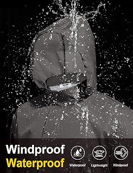 Rainページ Construction Children's Rain Jacket w/ Soft Lining & Easy on Snaps