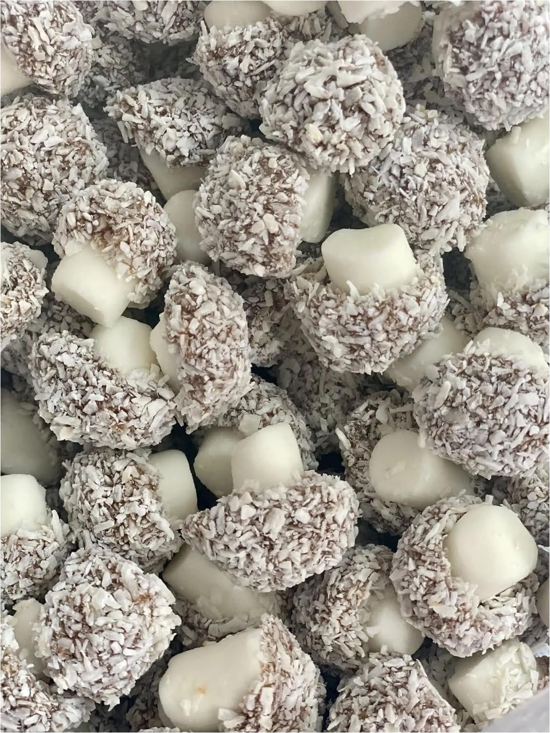 Coconut Mushrooms Sweets โ 500 Gram Bulk Bag โ 500g โ Assorted Sweet Pick and Mix for Parties, Gifts, and Sharing.