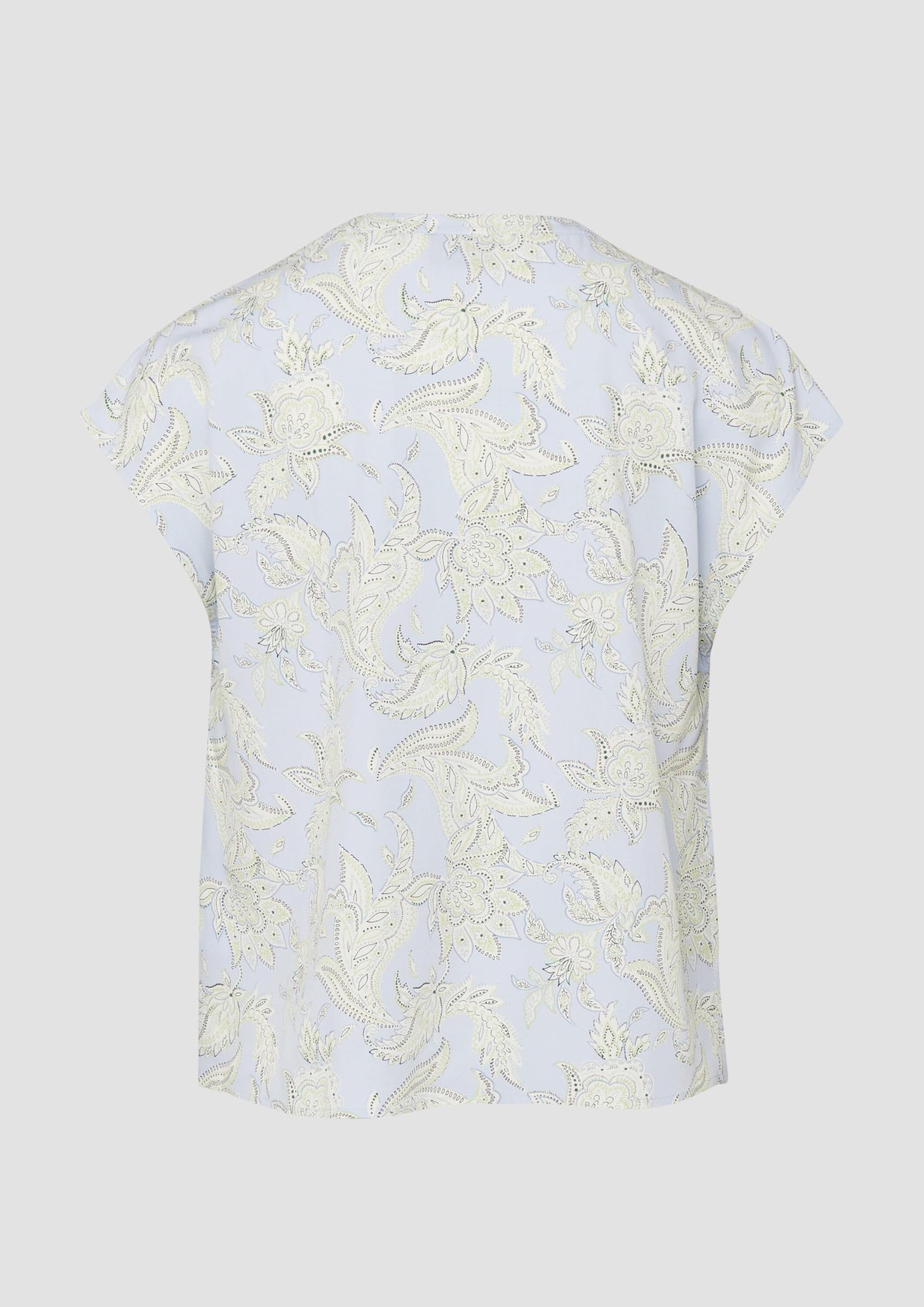 s.Oliver Viskose-Bluse mit All-Over-Print