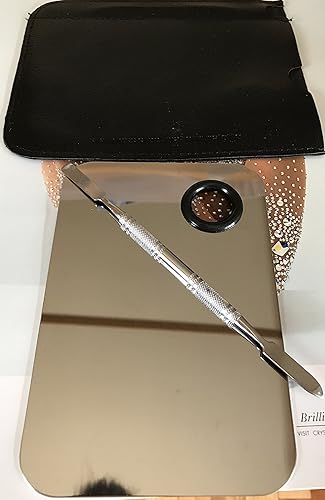 Paleta con Espátula de acero inoxidable y estuche