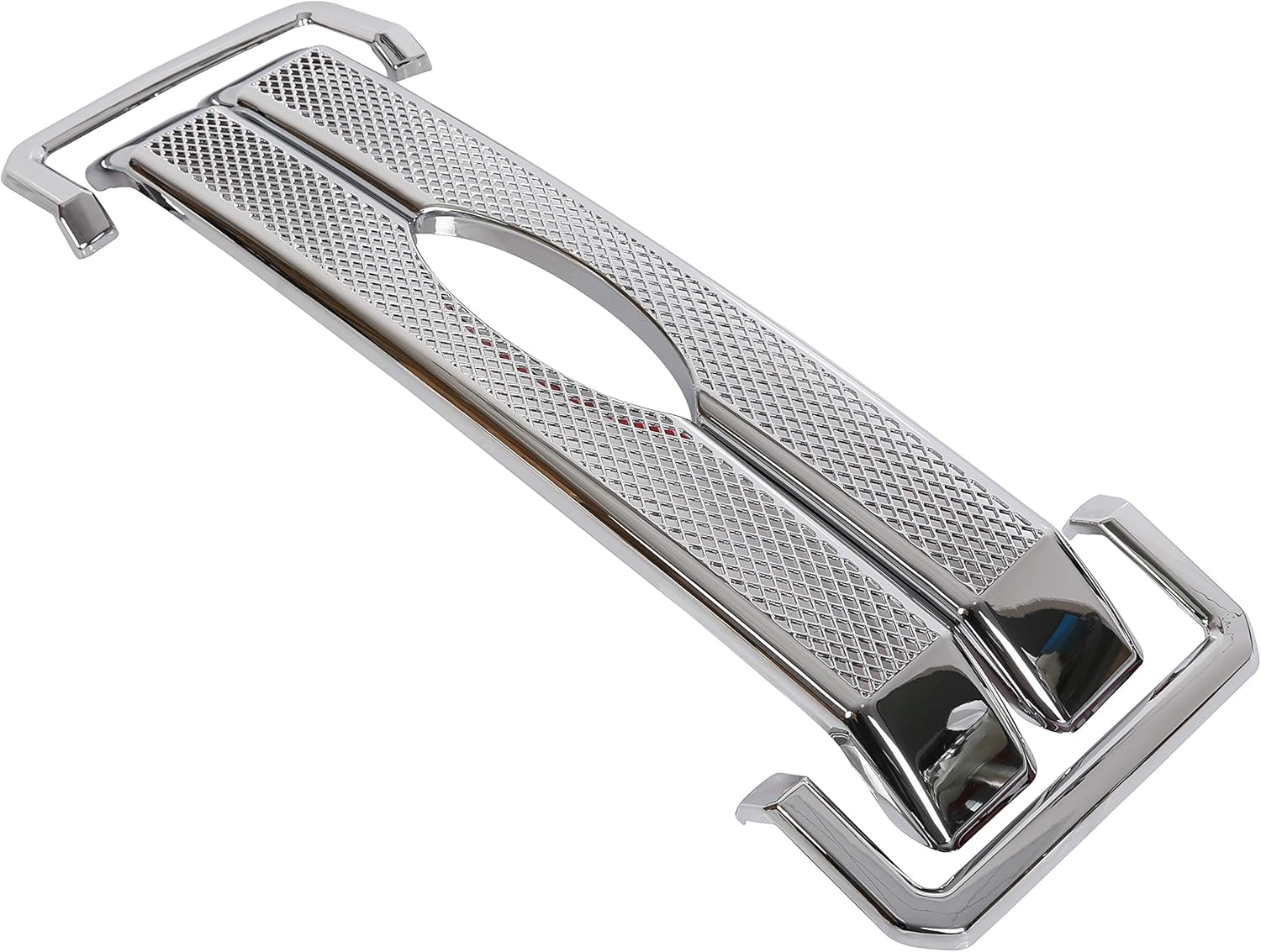 KUAFU Grille Trim Compatible with 2011-2016 Ford F-250 F-350 F-450 F-550 Super Duty Front Mesh Grill Cover Chrome Plastic(ABS)