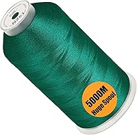 Vista 14 de New brothread - Bobina única de 5000 m de hilo de poliéster para máquina de bordar 40WT para máquinas comerciales y domésticas - Marigold