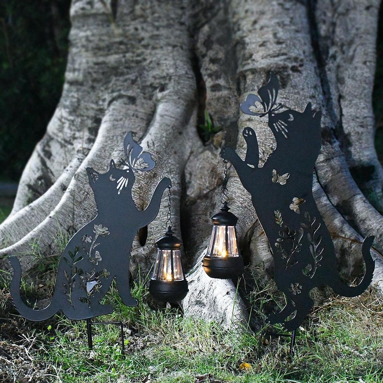 Estatua de Jardín con Luz Solar, Regalo para Mamá Y Abuela. Adorno.