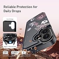 Vista 752 de LETO para iPhone 15 Pro Funda tipo cartera - Tapa tipo folio con patada - Diseños de moda - Tarjetero - Funda protectora para mujeres y niñas - 6.1