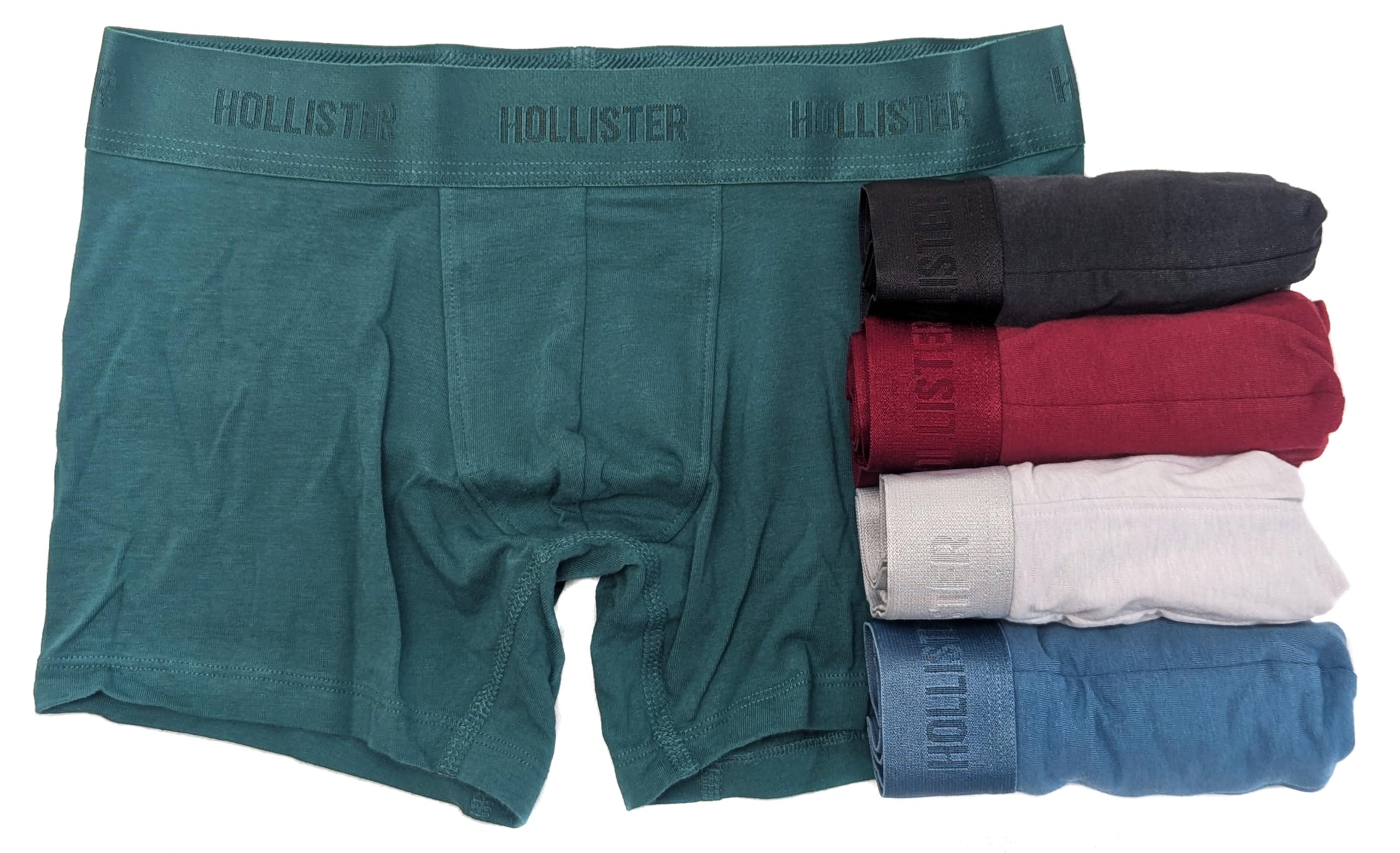 Hollister Men's Epic Flex Classic Trunk Boxer Briefs (Pack) (4" inseam) - Afbeelding 26 van 140