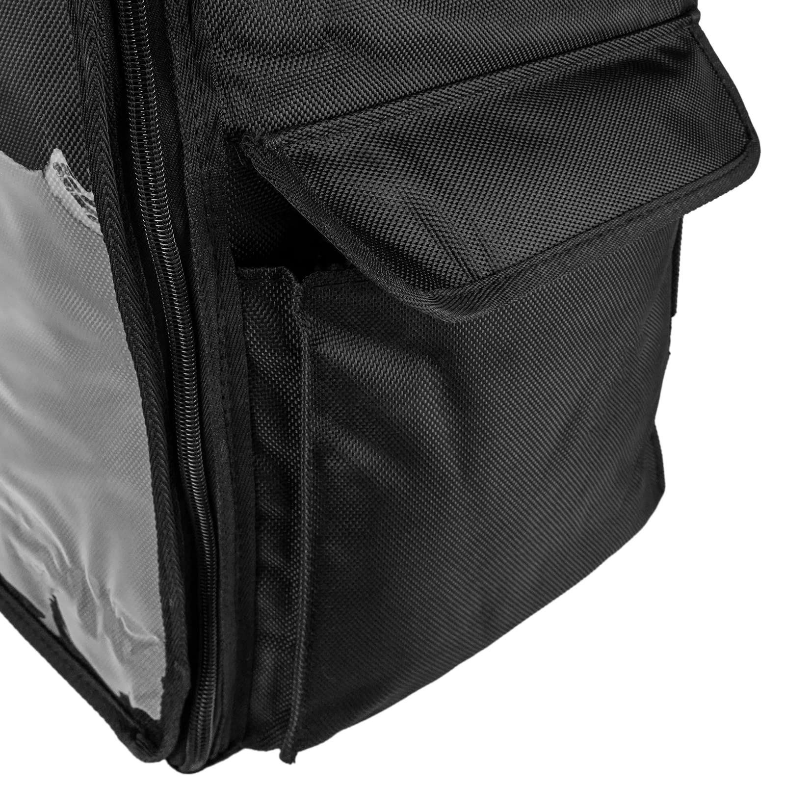 Nevera portátil negra 48 Litros 39x50x25cm, mochila bolsa isotérmica para picnic, camping, playa, entrega de alimentos en moto o bicicleta