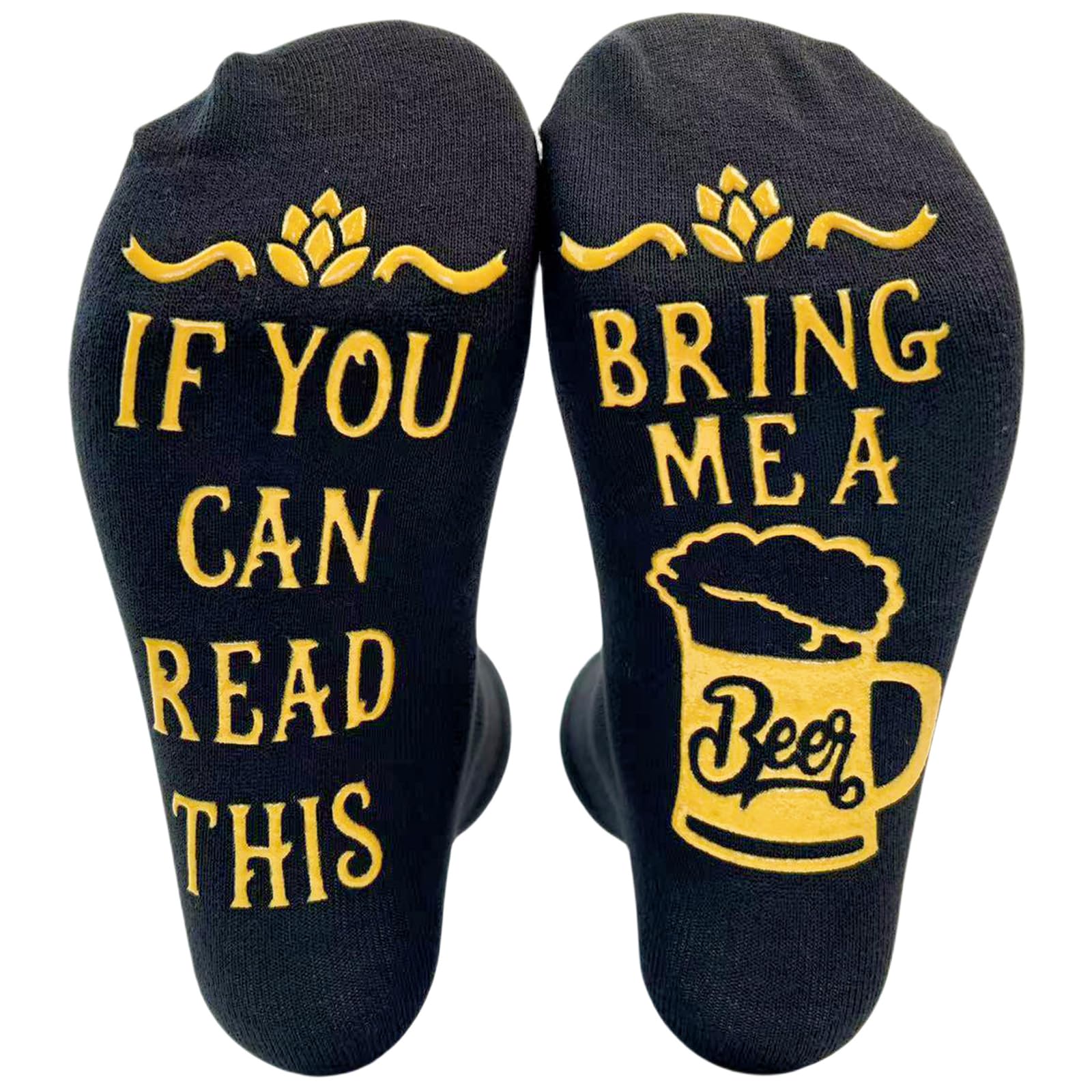 Yunvisty Unisex Black Fathers Day Funny Gifts Mens Socks Beer Gifts For Men Dad Birthday Gift's From Daughter Son,Ideal For Father’s Day, Birthdays, Christmas Or Stocking Fillers, For Fathers, Husbands And Boyfriends