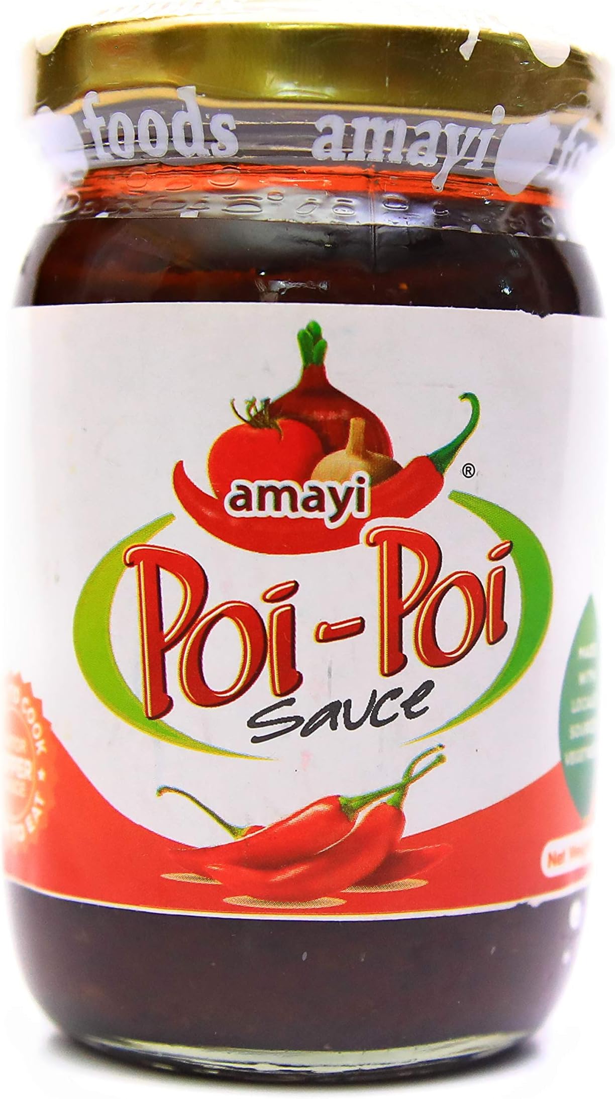 Poi-Poi Hot Sauce | A Scotch Bonnet Hot Sauce | Tropical African Shito Sauce in a Bottle | Also Available in Extra Spicy Flavor