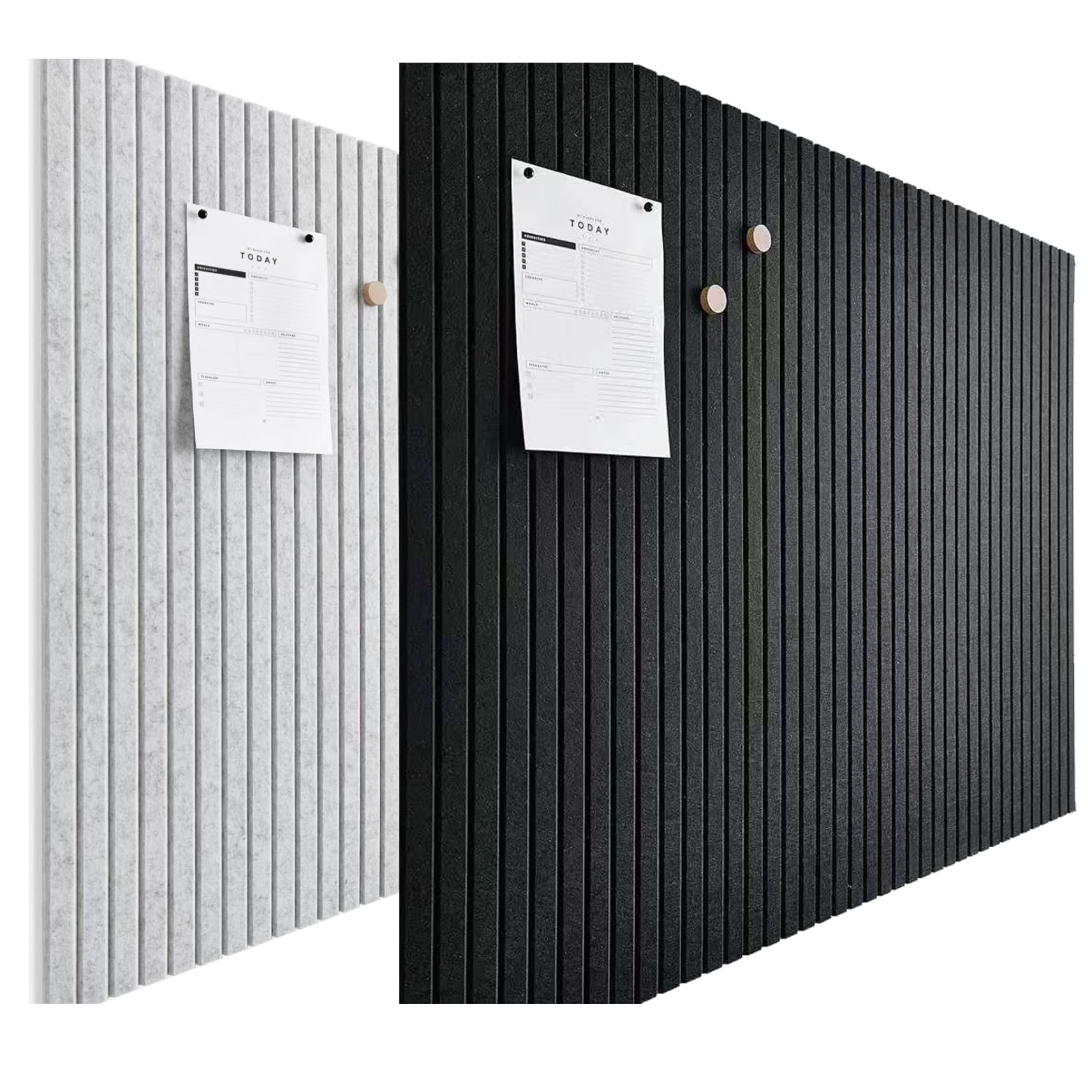 Lavagna in sughero, 12 pezzi Lavagna in sughero per pareti, 12x12 pollici Bollettino feltro per casa, cucina, scuola, ufficio, parete decorativa fai da te, Grigio chiaro, per