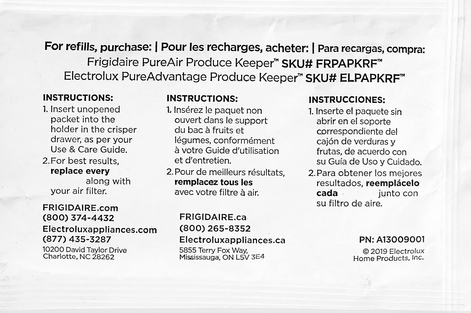 PureFresh PK-1 Fruit and Veggie Saver Refill - 1 Year Pack
