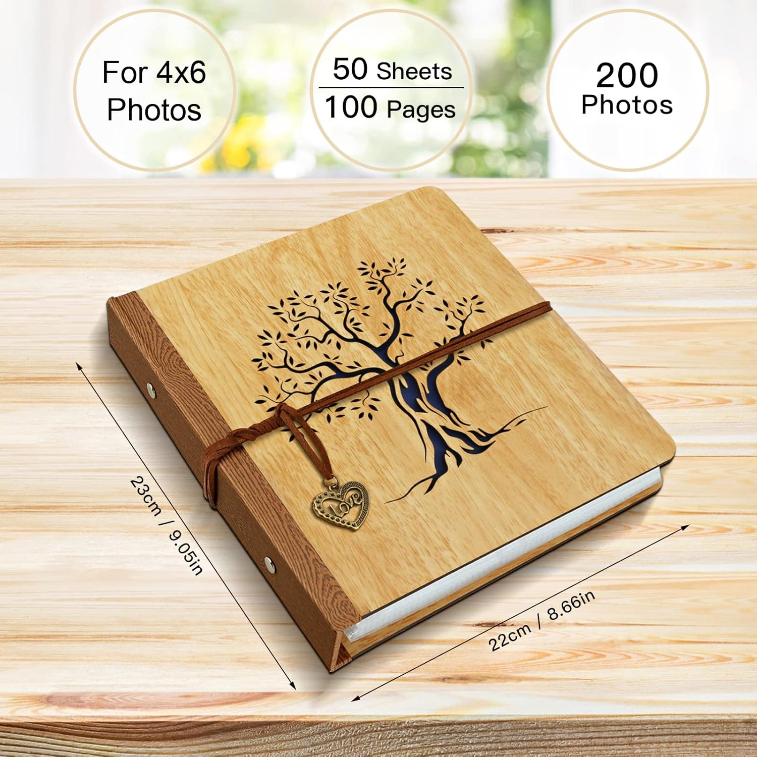 SEEHAN 4x6 Photo Album 200 Photos Small Photo Album 4x6 Picture Family Photos Book, Mothers' Day Gift for Mom from Daughter Son Grandma Gifts - Image 5