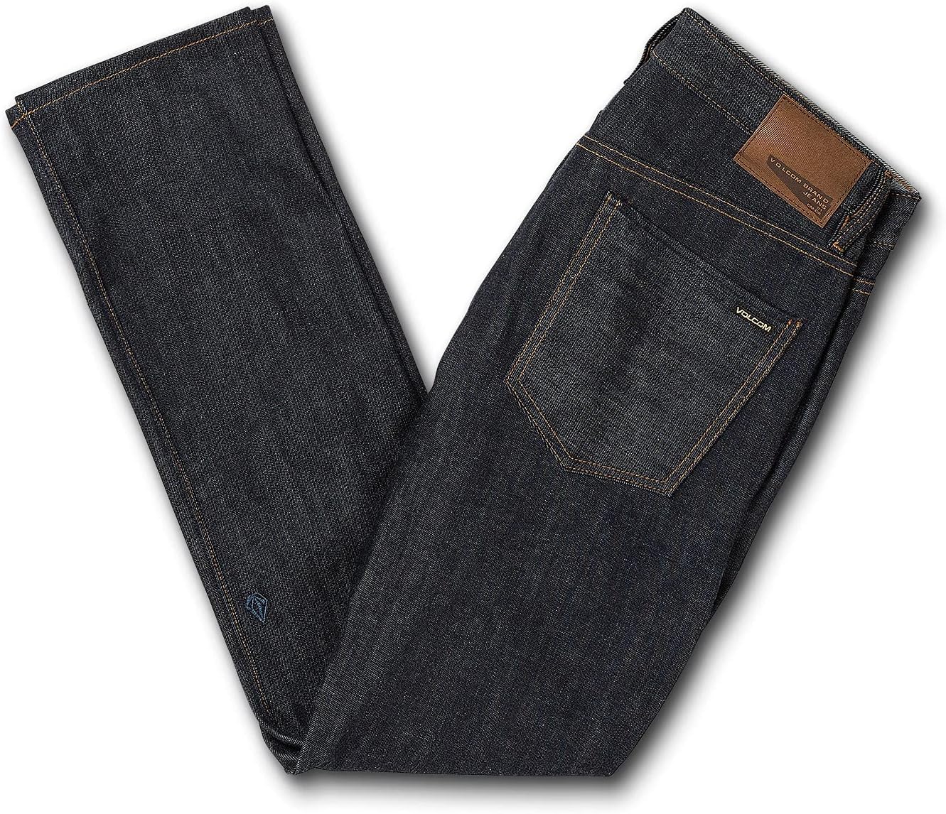 Volcom mens Volcom Men's Vorta Slim Fit Stretch Denim Jeans, Rinse, 31W x 30L US