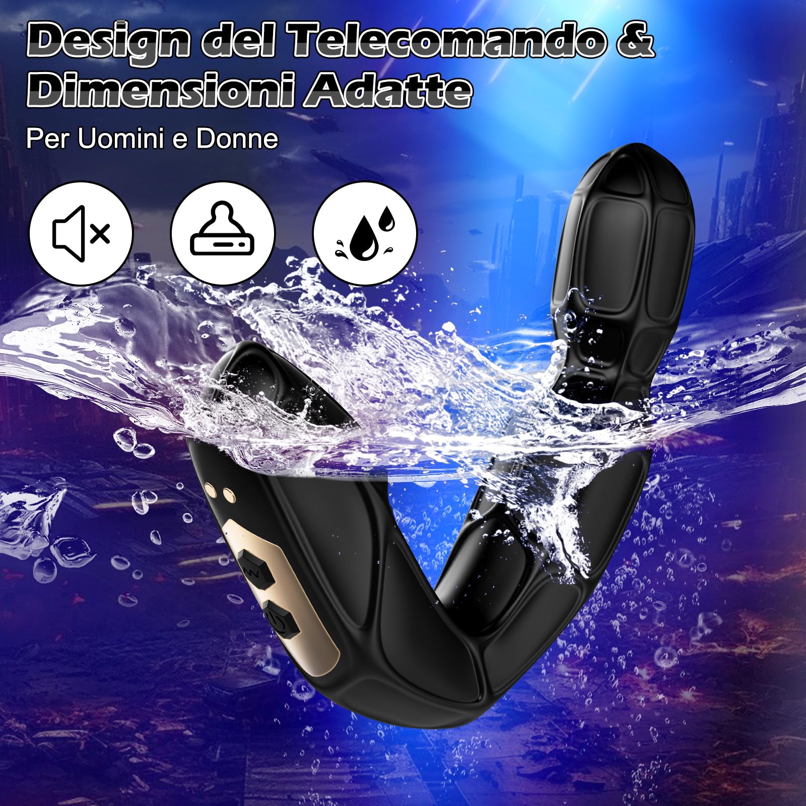Vibratore Anale Plug sex toys con Telecomando, Sex Toys Anali Dildo con 10 Modalità di Rotazione e 10 Modalità di Vibrazione Sextoysdonna, Plug Anale da Uomo Prostata Vibratore Toys per Donna