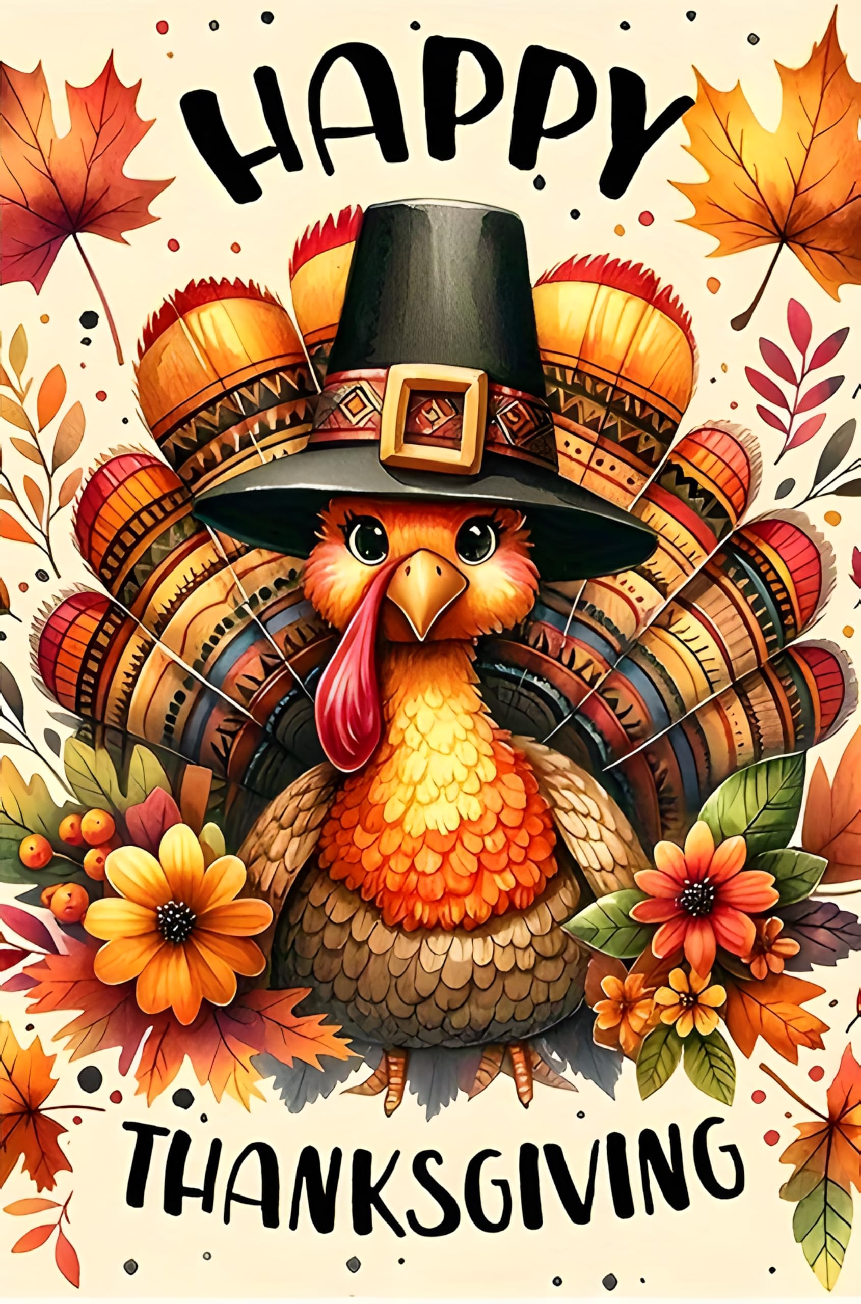 Semneroy Turkey Garden Flag