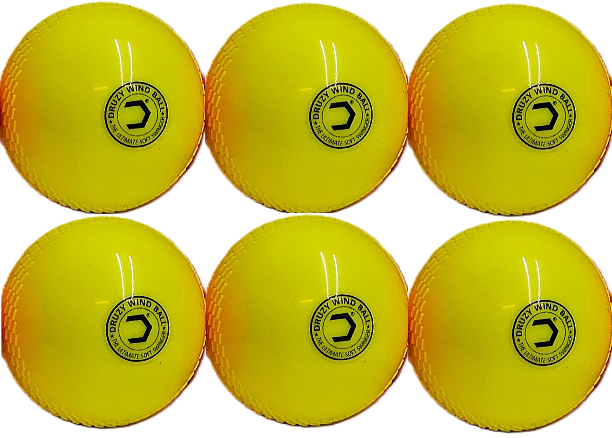 Druzy Zephyro: Wind Ball, Lightweight, Durable, Soft Plastic, Standard Size, Versatile for All Surfaces, Safe Playing Wind Ball (Pack of 6 - Green) (B0D7D7WW7P) Amazon Price History, Amazon Price Tracker