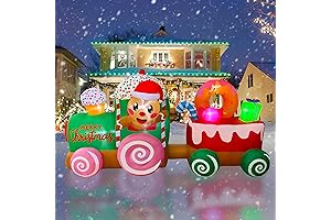 SEASONBLOW Christmas Train Inflatable