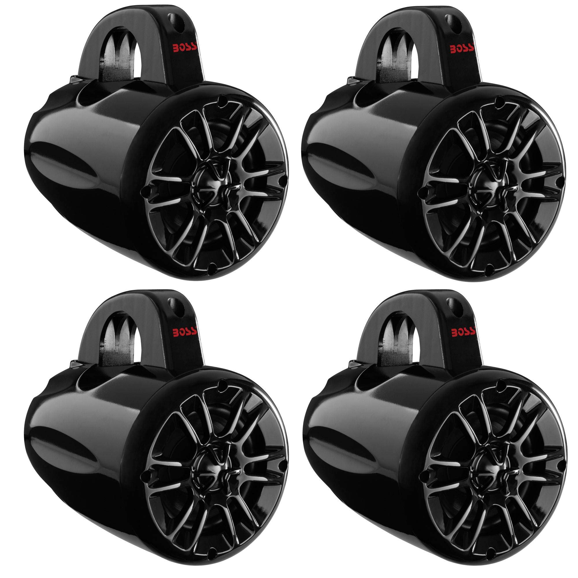 Amazon.co.jp: BOSS Audio 4インチ 2ウェイ 400W 防水 マリングレード 