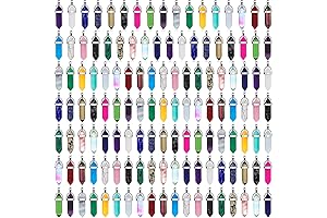 Jexine 130 Crystals Pendants Bulk: Unleash Your Creativity in Jewelry Making