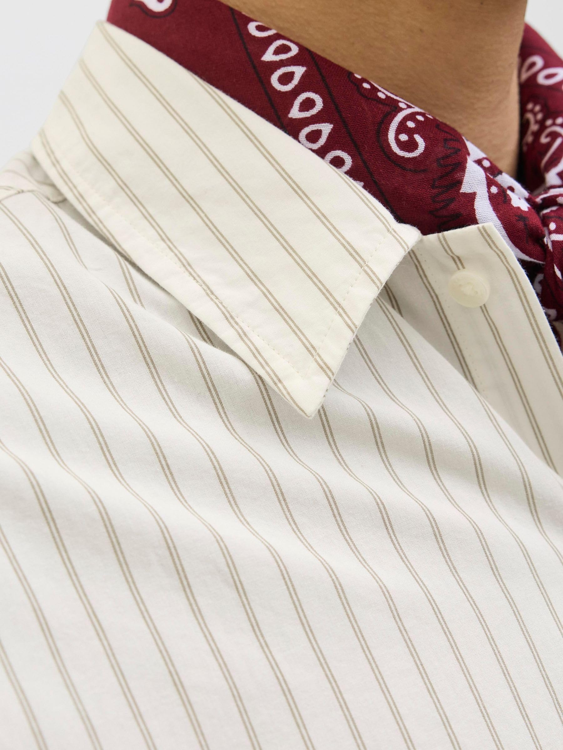 Jorbellagio Poplin Shirt Ss, Cloud Dancer, XL