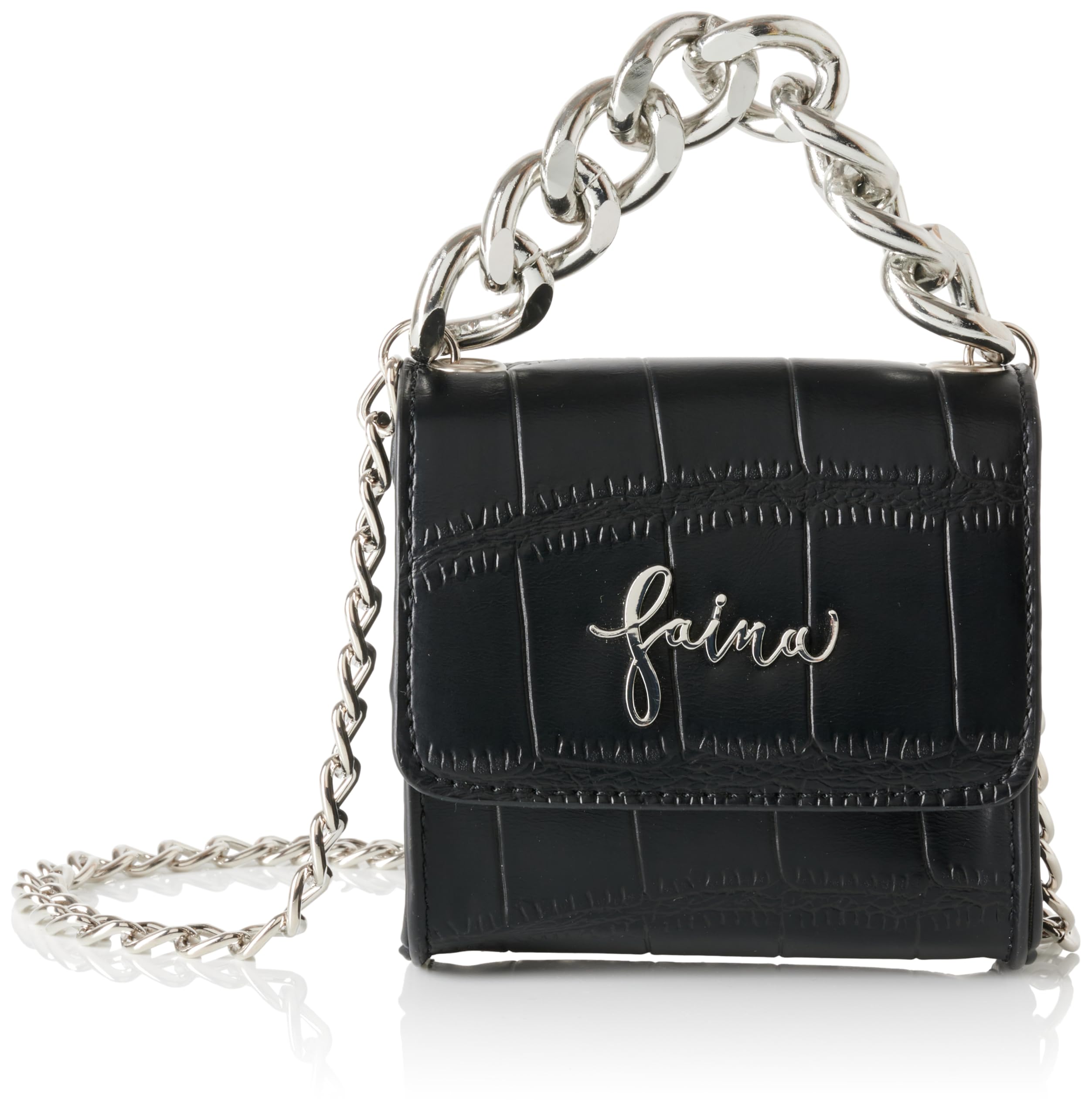 NALLY Women's Belt Shoulder Bag, Black, One Size