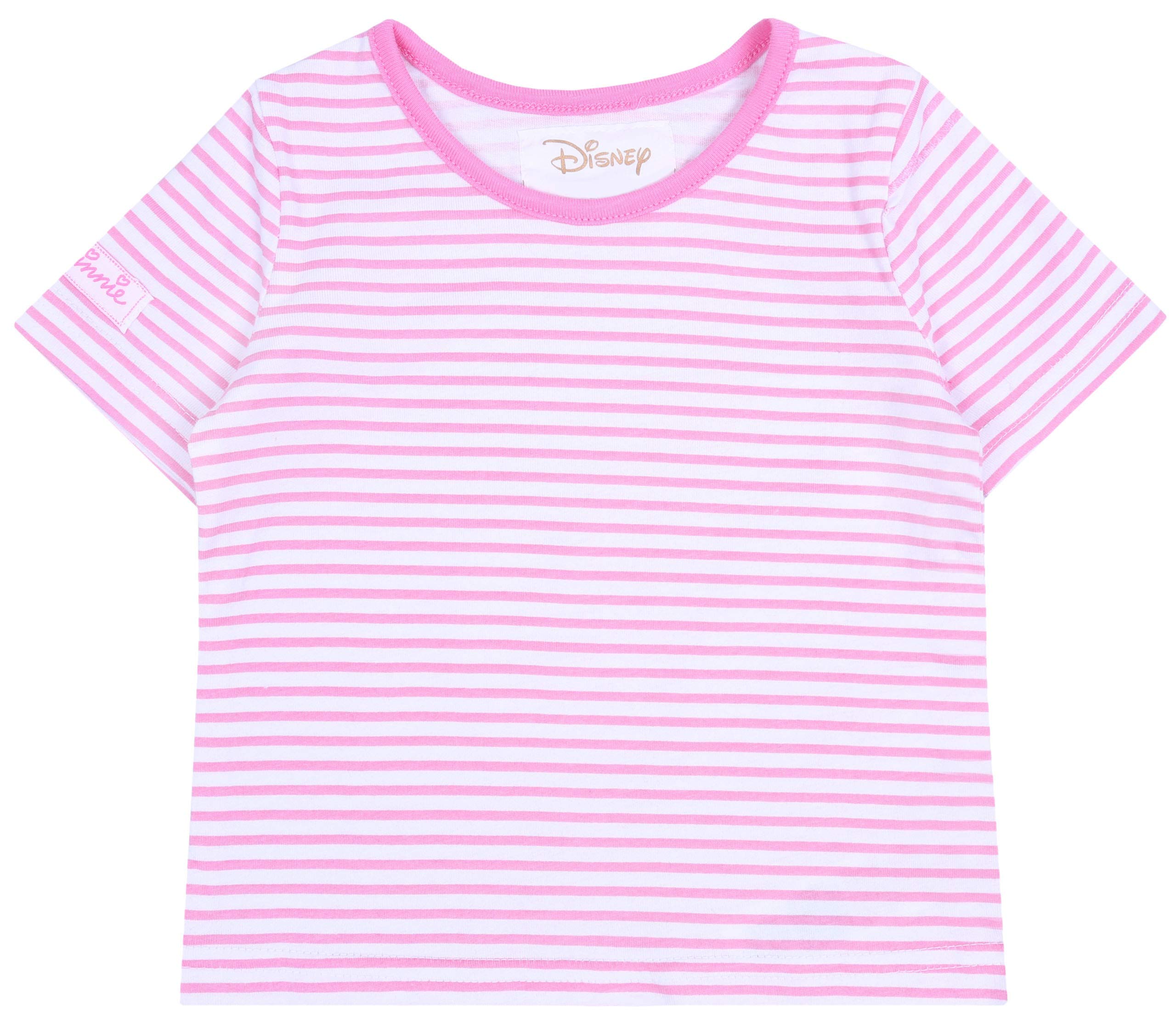 Jeans-Latzkleid + gestreiftes T-Shirt 6-9 Monate