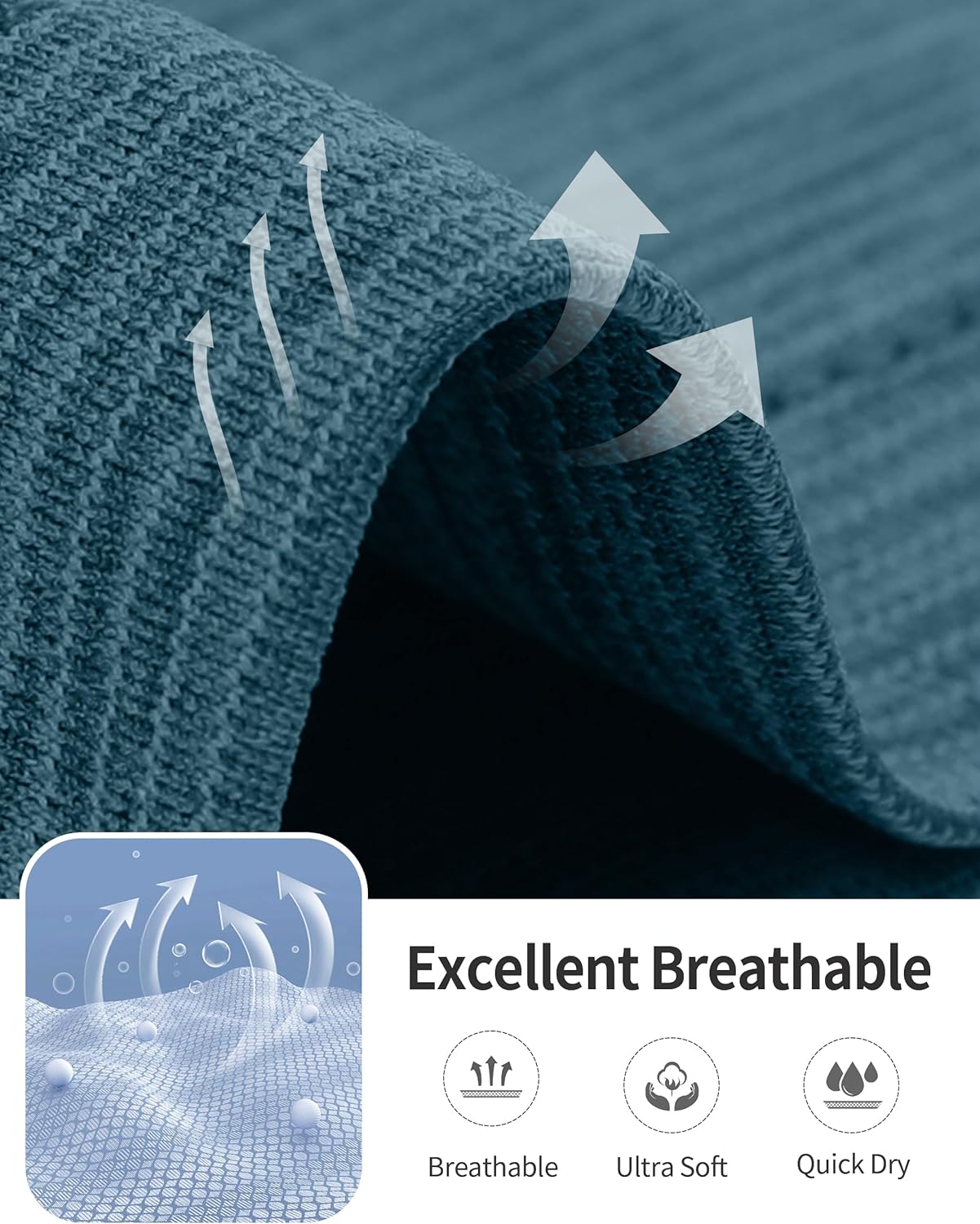 Pioneer Camp Men's Workout Gym Shirts Moisture Wicking Athletic Performance T-Shirts Quick Dry Running Active Top Tees - Image 3