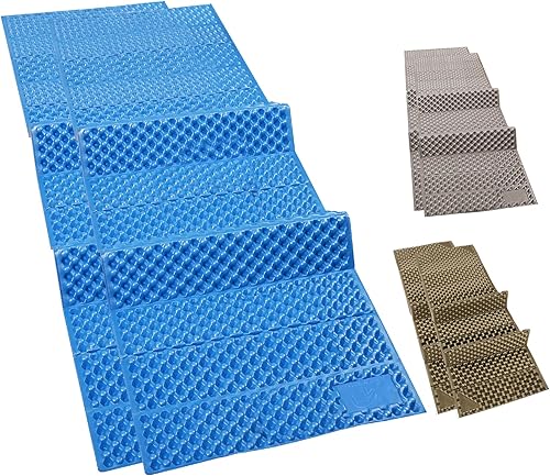 Miniatura 8 de REDCAMP Almohadillas plegables de espuma para dormir, almohadilla impermeable de espuma de celda cerrada, ultraligeras para senderismo y mochileros,