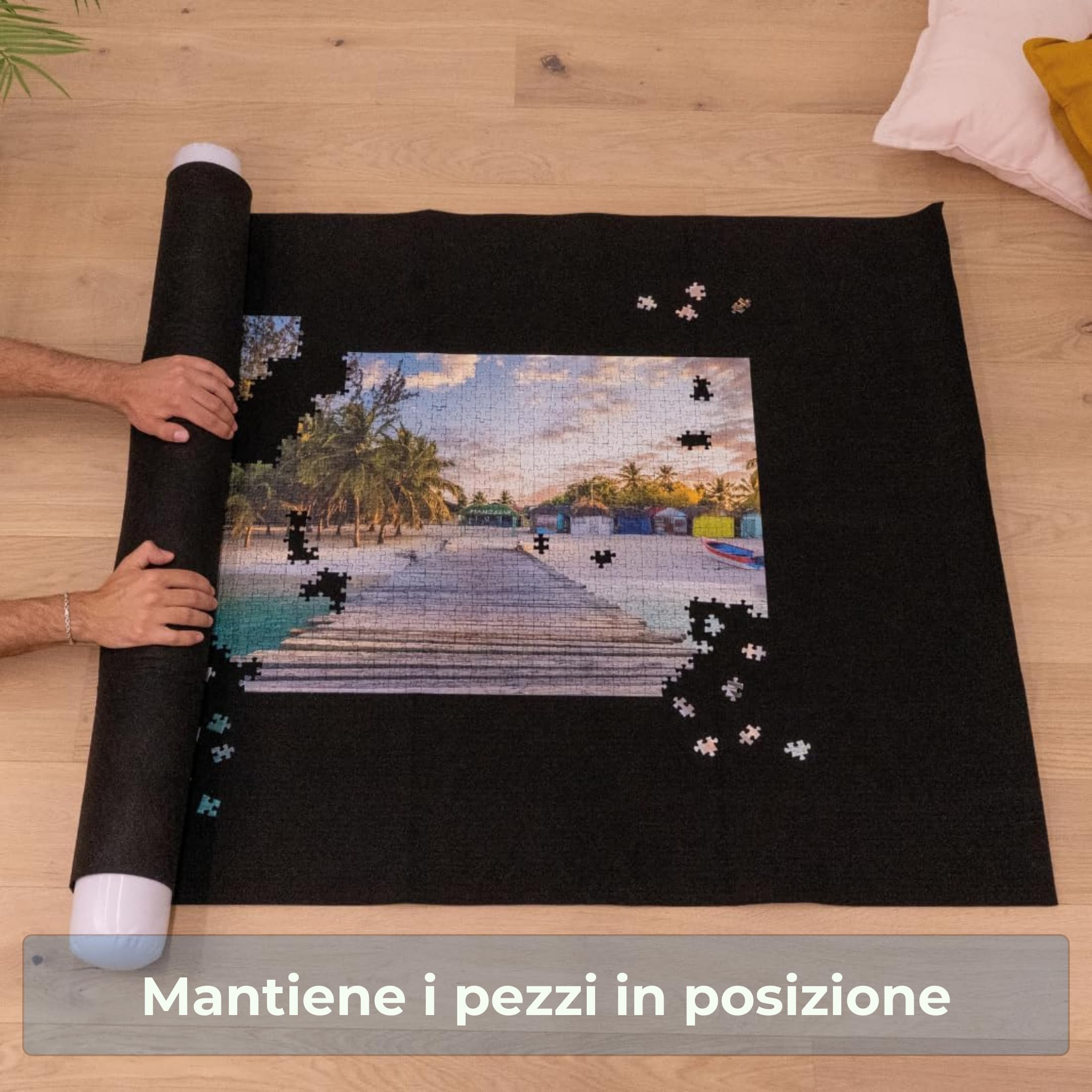 Ravensburger - Tappeto Per Puzzle Da 1000 A 3000 Pezzi | Roll Your Puzzle Xxl | 110x66 Cm | Tappeto Puzzle 1000 Pezzi | Idee Regalo