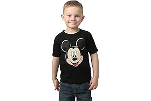 Boys' Toddler Mickey Mouse Big Face Short Sleeve Tshirt