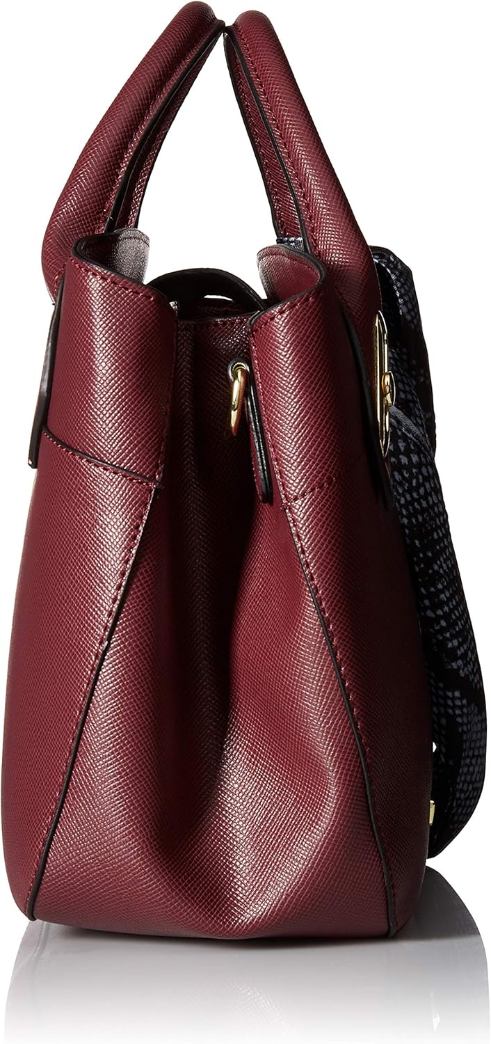 London Fog Wembley Triple Satchel Berry