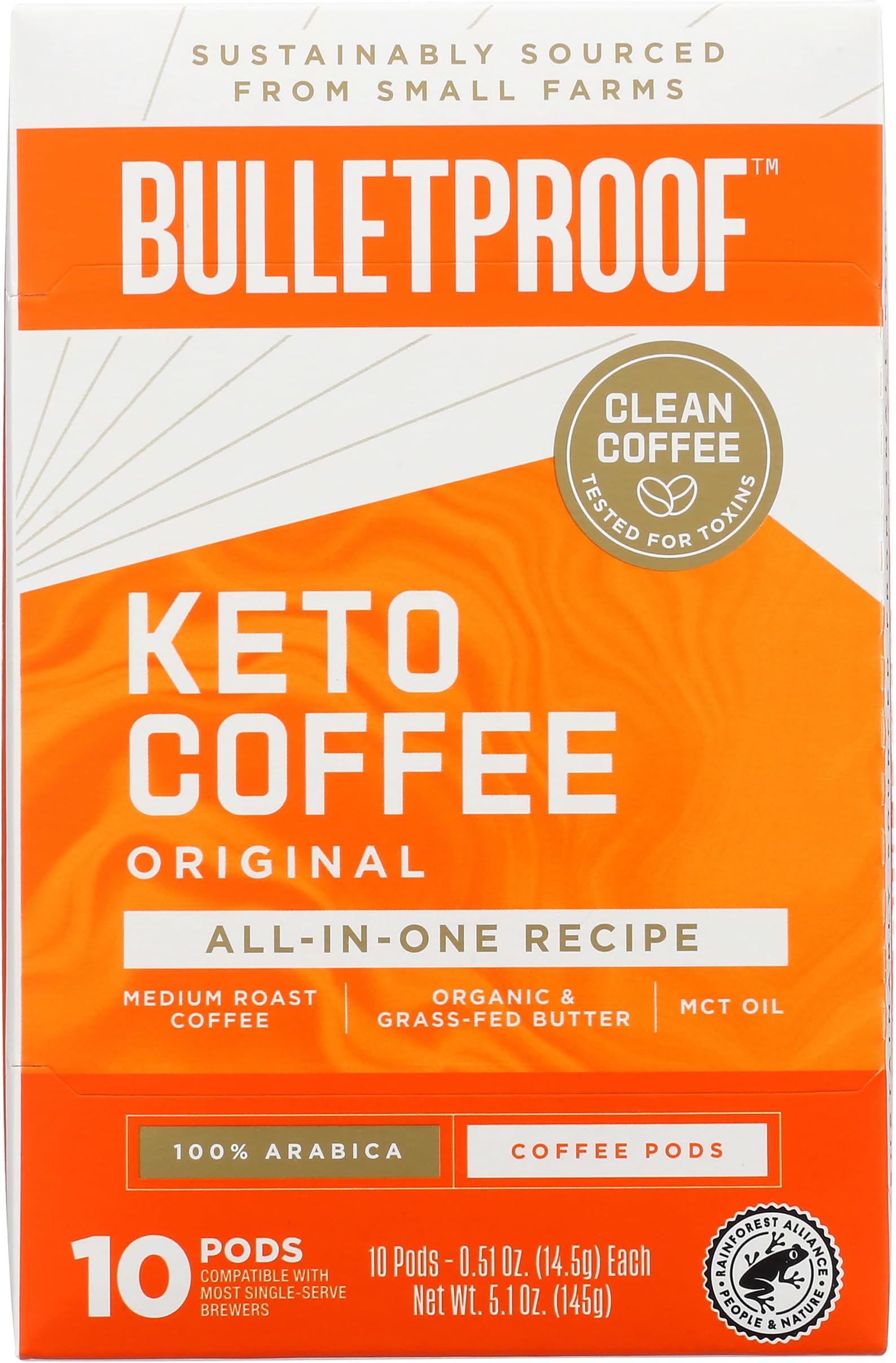 BulletproofKeto Original K Cup Coffee, 5.1 OZ
