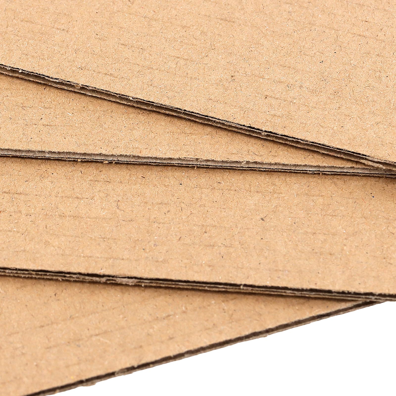 Carton ondulé 305 x 305 mm, 2 mm d'épaisseur, lot de 50 feuilles pour expédition et artisanat