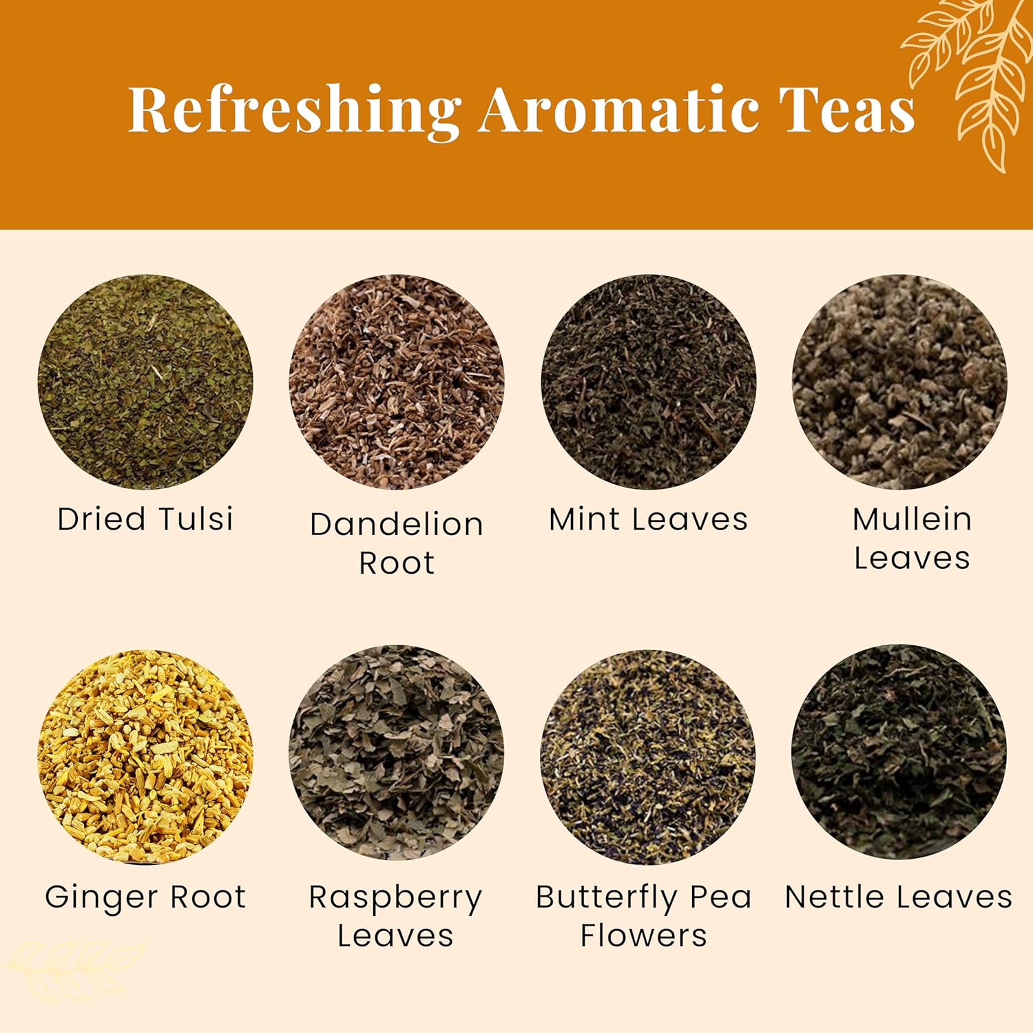 Loose Leaf Tea Set | Upto 450 Servings | Set of 8 teas for Wellness and Flavor Enthusiasts | Experience Blissful Infusion & Refreshing Aromatic Teas! | 100% Natural Ingredients | by Yogi's Gift®