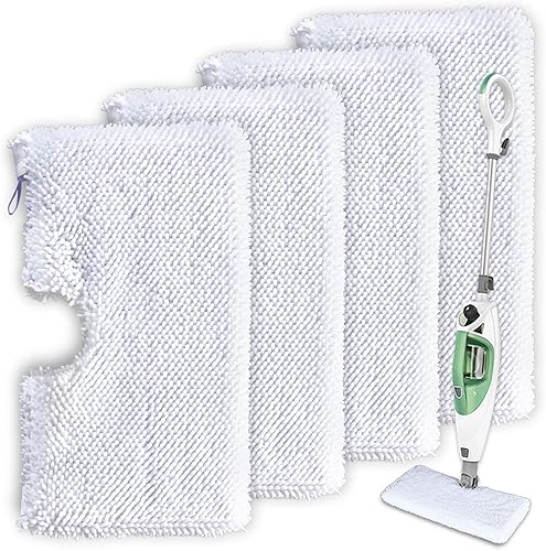 Turbo Microfiber Almohadillas de repuesto para trapeador de vapor Shark, ajuste profesional de la serie S3500 S2901 S2902 S3455K S3501 S3550 S3601