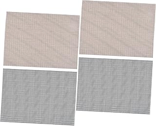 Luxshiny 4 Pçs Esteira De Grade Para Churrasco Chapa De Aço Inoxidável Grelha Para Churrasco Esteira De Rede De Malha Esteira De Fibra De Vidro Pesada Para Piquenique