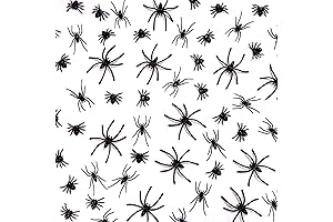 Realistic Plastic Black Spiders