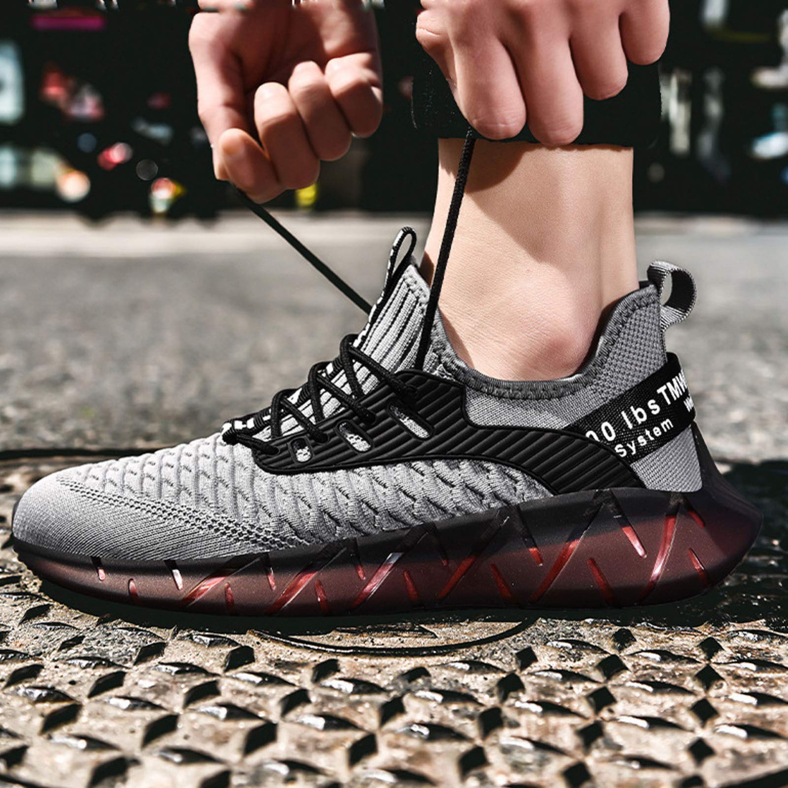 men's fly woven breathable sneakers