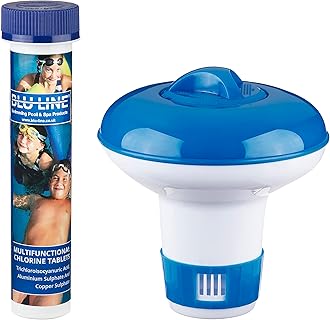 Small Dispenser with 10 Ultimate Chlorine Tablets 20g PLUS FREE TEST STRIPS