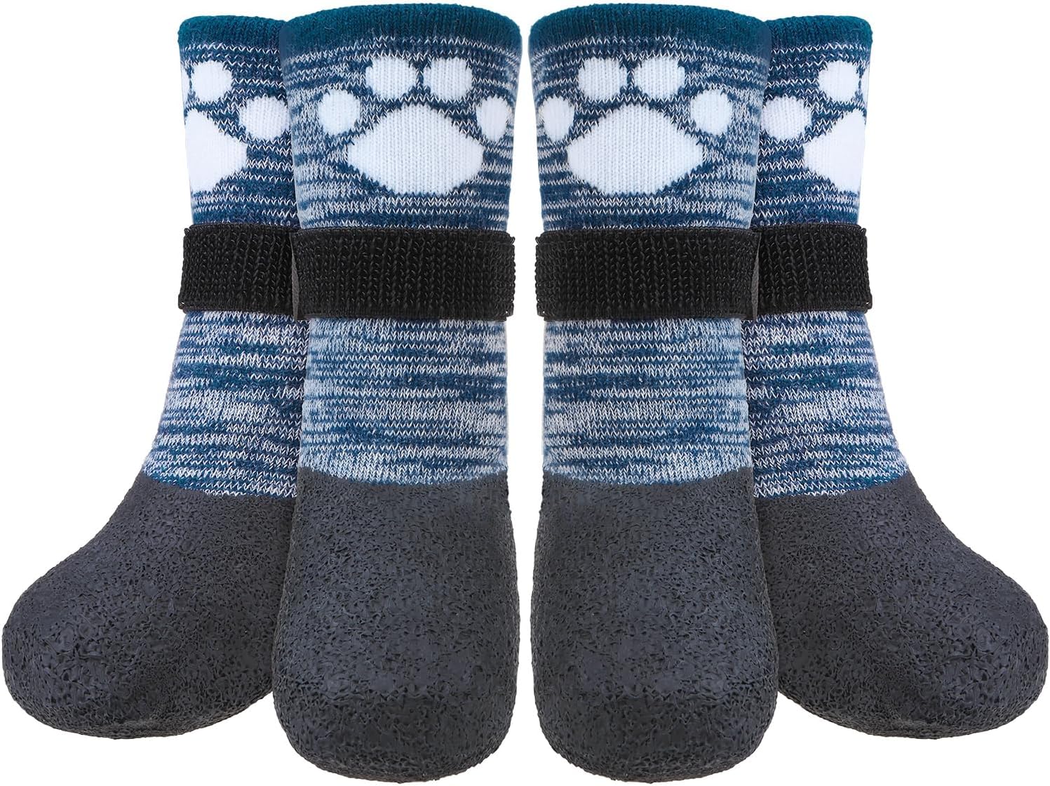 BEAUTYZOO Anti Slip Dog Socks Boots, Dog Shoes for Cold