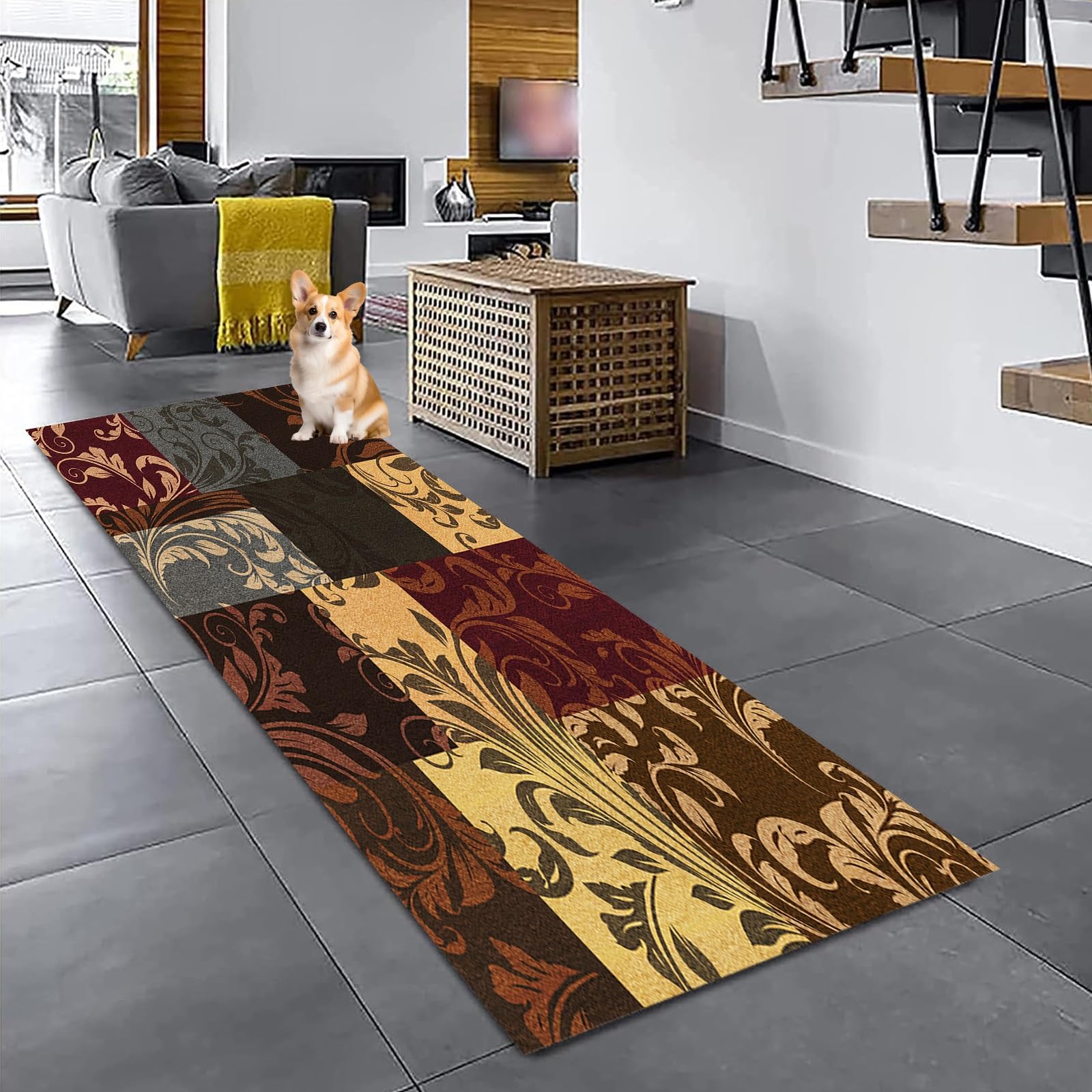 Alfombras de cocina de diseño moderno ideales para transformar el baño y la entrada