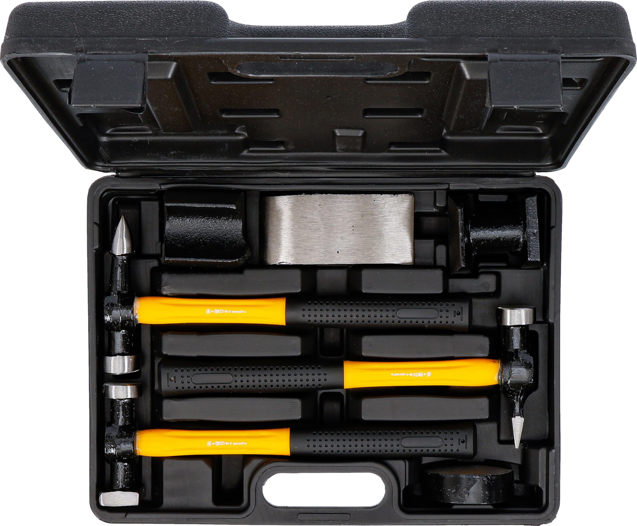 BGS Diy 1670 Set di riparazione carrozzeria 7 pz.