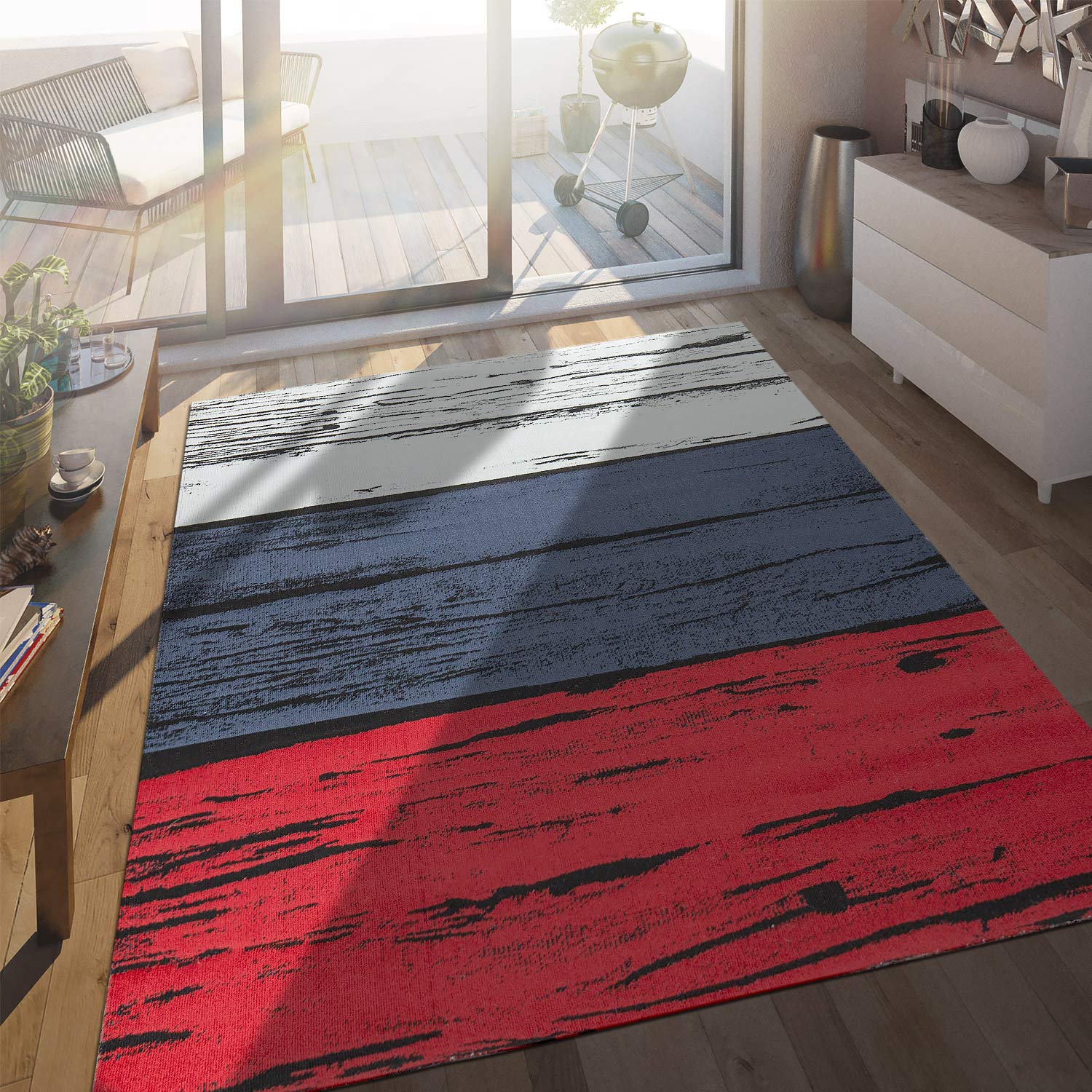 Paco Home In- & Outdoor Teppich Modern Shabby C Produktbild-Vorschau 2