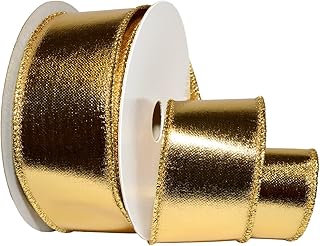 Morex Ribbon Ribbon Wired Lamé, 1-1/2