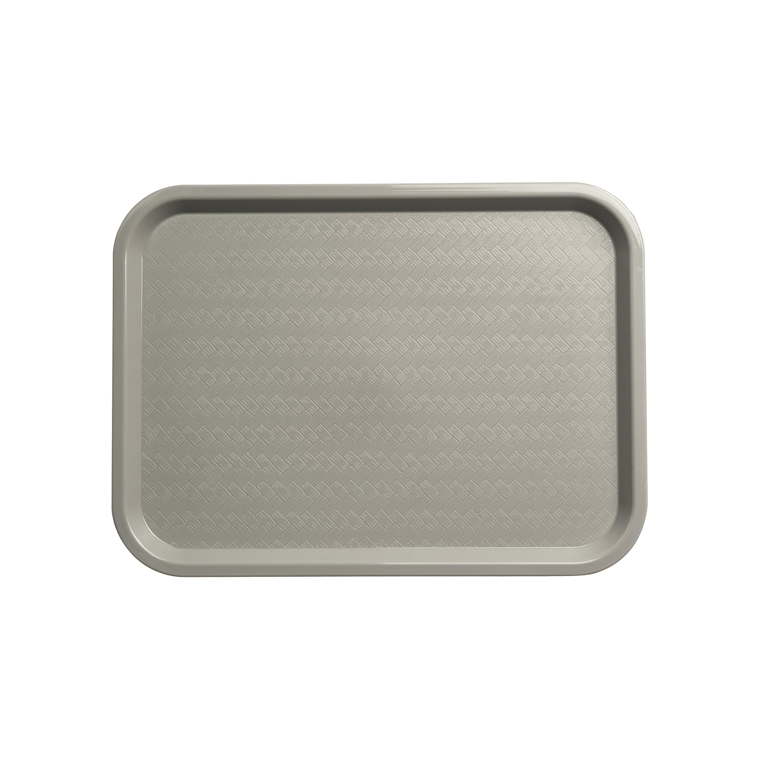 Carlisle FoodService Products CT121623 Café Standard Cafeteria / Fast Food Tray, 12" x 16", Gray