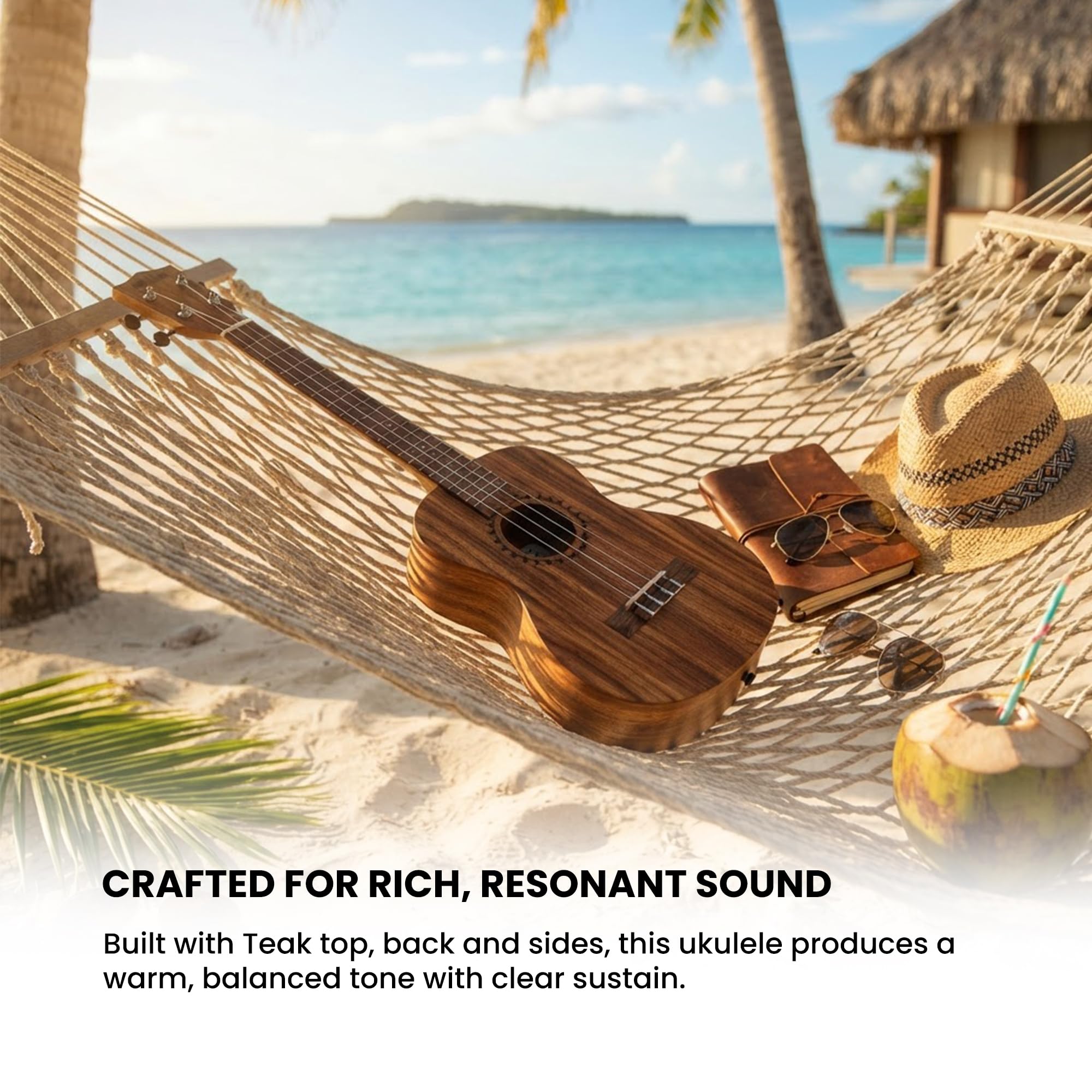 Kala KA-TEAK-T - Ukulele tenore in teak