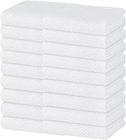 Vista 42 de Homaxy Paños de cocina de 100% algodón con tejido de gofre, ultra suaves, absorbentes, de secado rápido, 12 x 12 pulgadas, paquete de 6, albaricoque