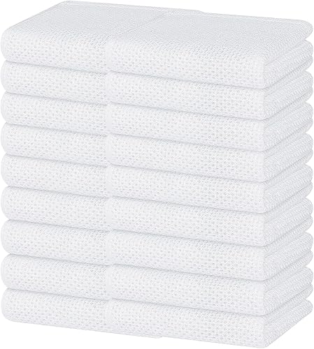 Miniatura 42 de Homaxy Paños de cocina de 100% algodón con tejido gofre, toallas de cocina ultra suaves, absorbentes, de secado rápido, 12 x 12 pulgadas, paquete