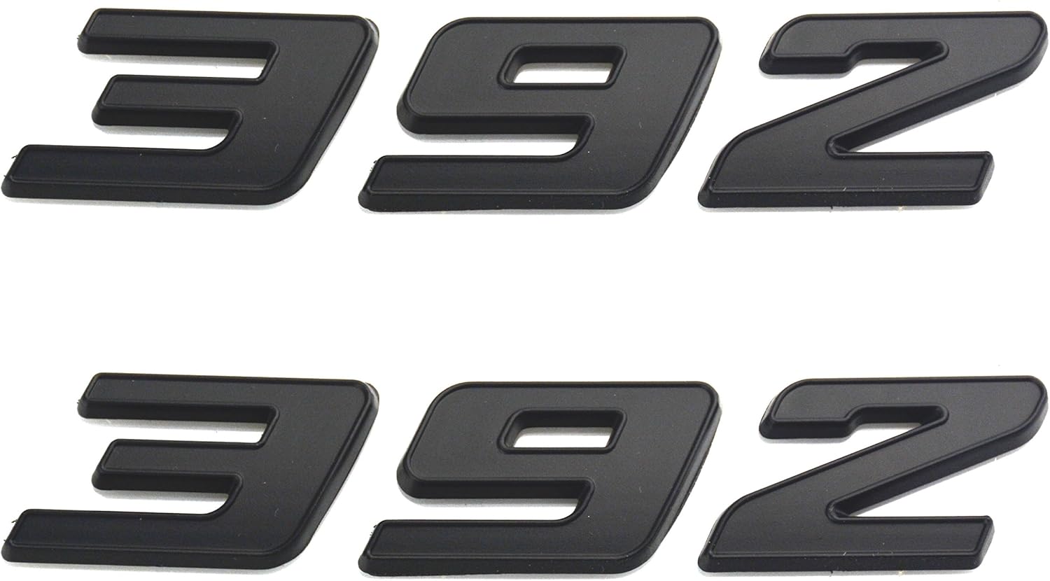 Aimoll 2pcs 392 Emblem, Badge Decal 3D Logo for Dodge(Black), Emblems