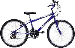 Bicicleta de Passeio Saidx Bike - Aro 24 de 18 Marchas - Freios V Brake