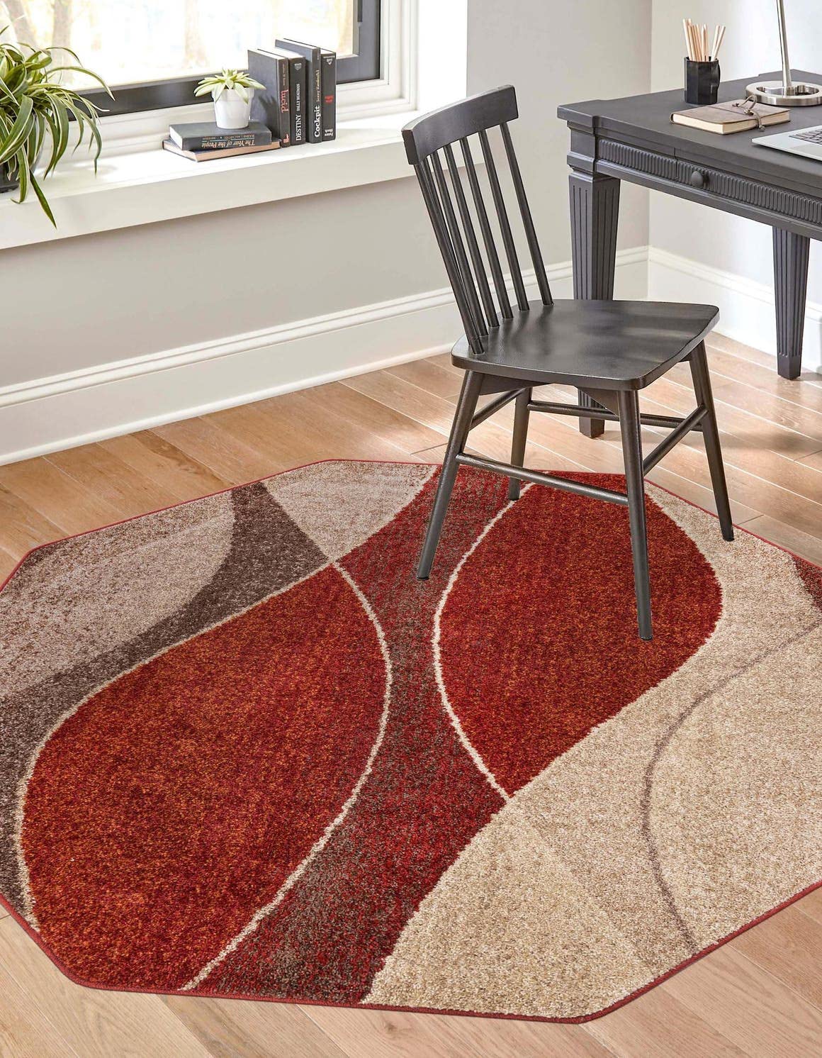Amazon.com: Unique Loom Autumn Collection Area Rug - Plantation (5' 3 ...